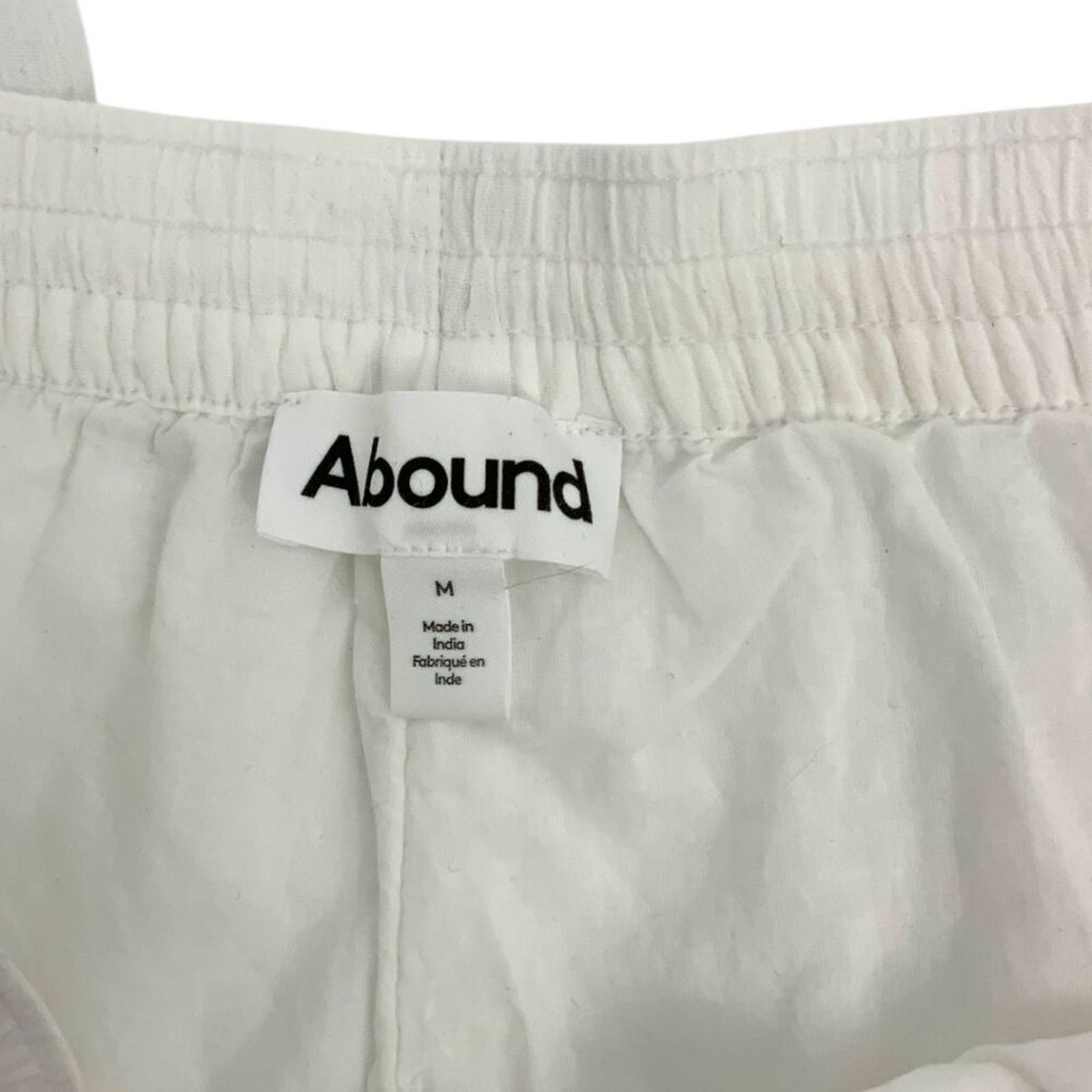 Other Abound Wide Leg Cotton Pants White Size Medium NWT $30 MSRP Size 30" / US 8 / IT 44 - 5 Thumbnail