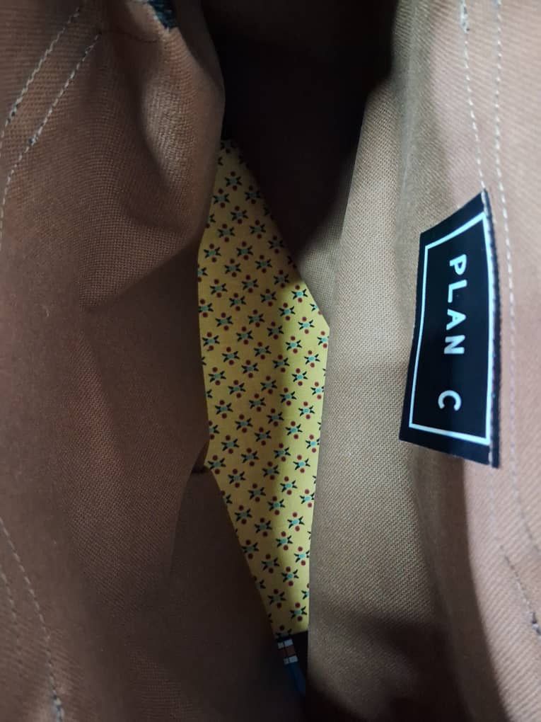 Plan C pili and bianca tote bag