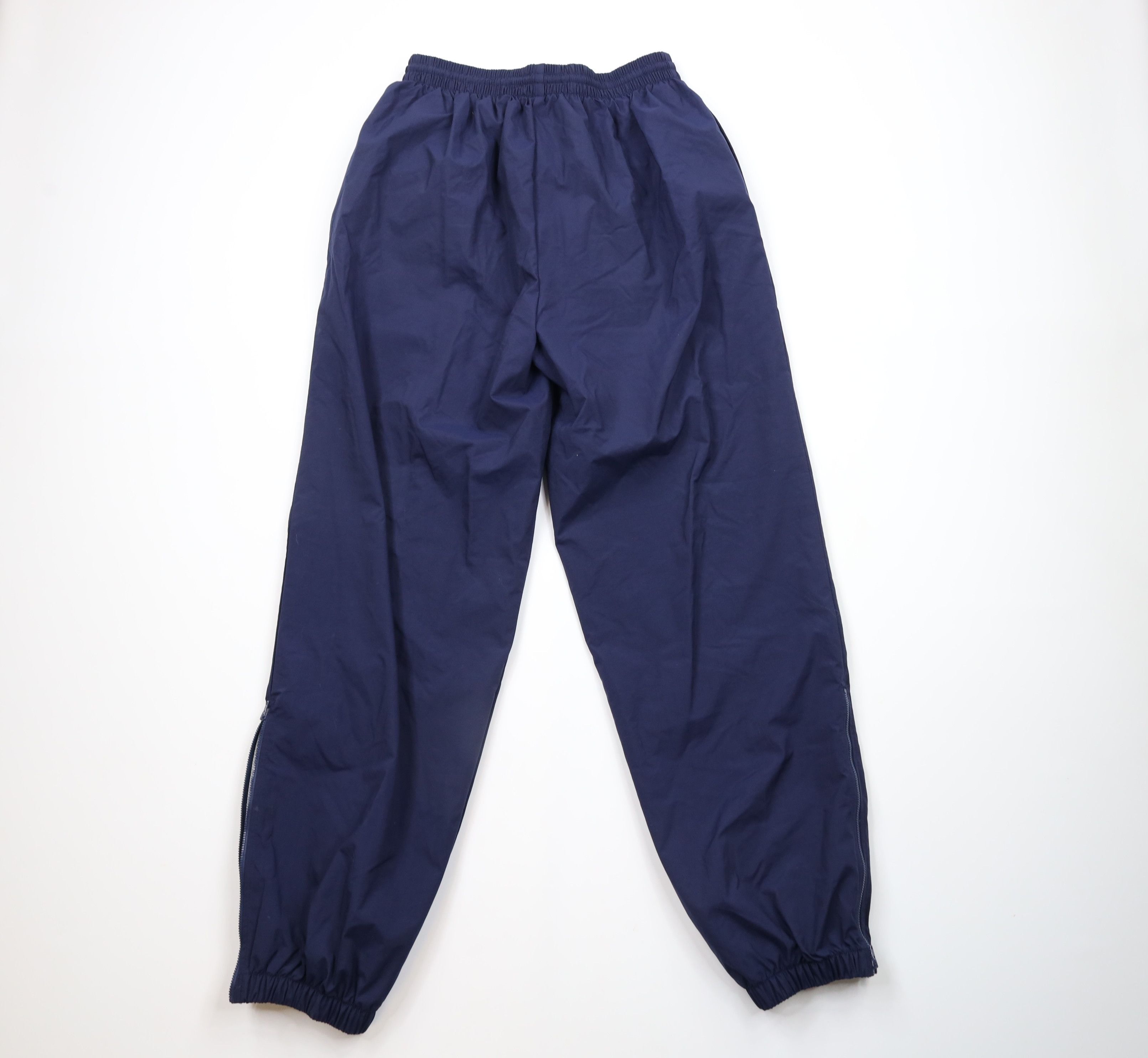 Champion × Vintage Vintage 90s Champion Lined Cuffed Nylon Joggers Pants Blue Size US 36 / EU 52 - 10 Thumbnail