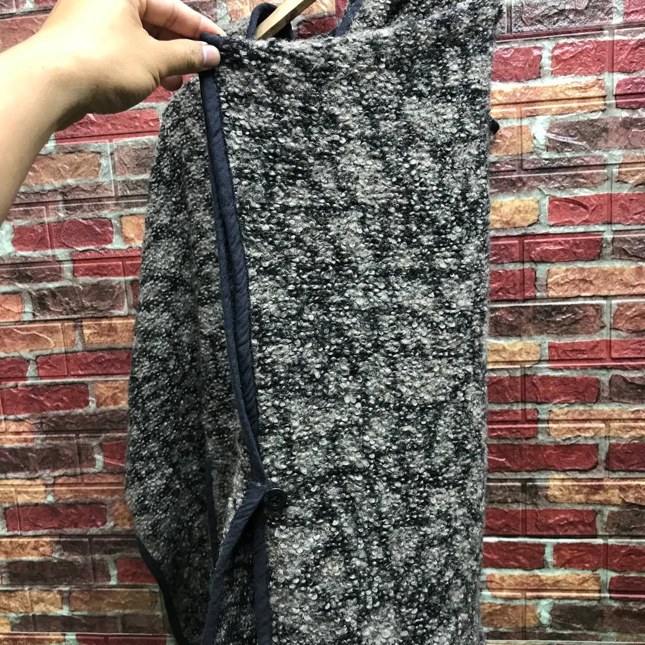 Diesel Black Gold DIESEL GOLD PONCHO CLOAK CAPE BATMAN KNITTED MOHAIR Size US S / EU 44-46 / 1 - 5 Thumbnail