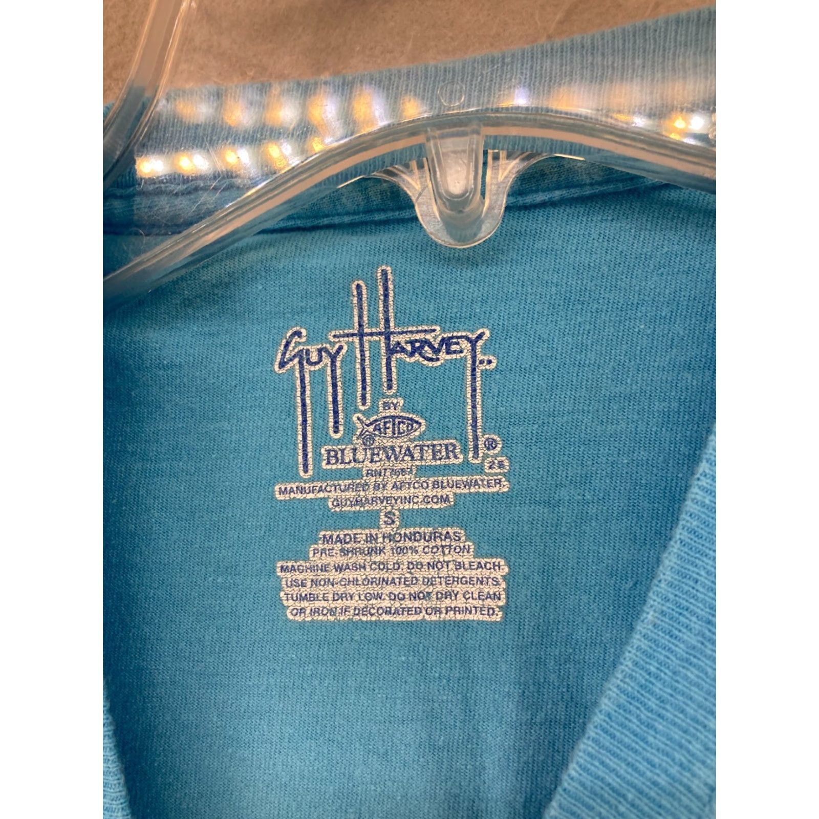 Guy Harvey Guy Harvey AFTCO Mens TShirt Small Blue Sailfish Fishing Outdoor Shirt Adult S Blue Sailfish Graphic Print Crew Neck Cotton Jersey Short Sleeve Size US S / EU 44-46 / 1 - 5 Thumbnail