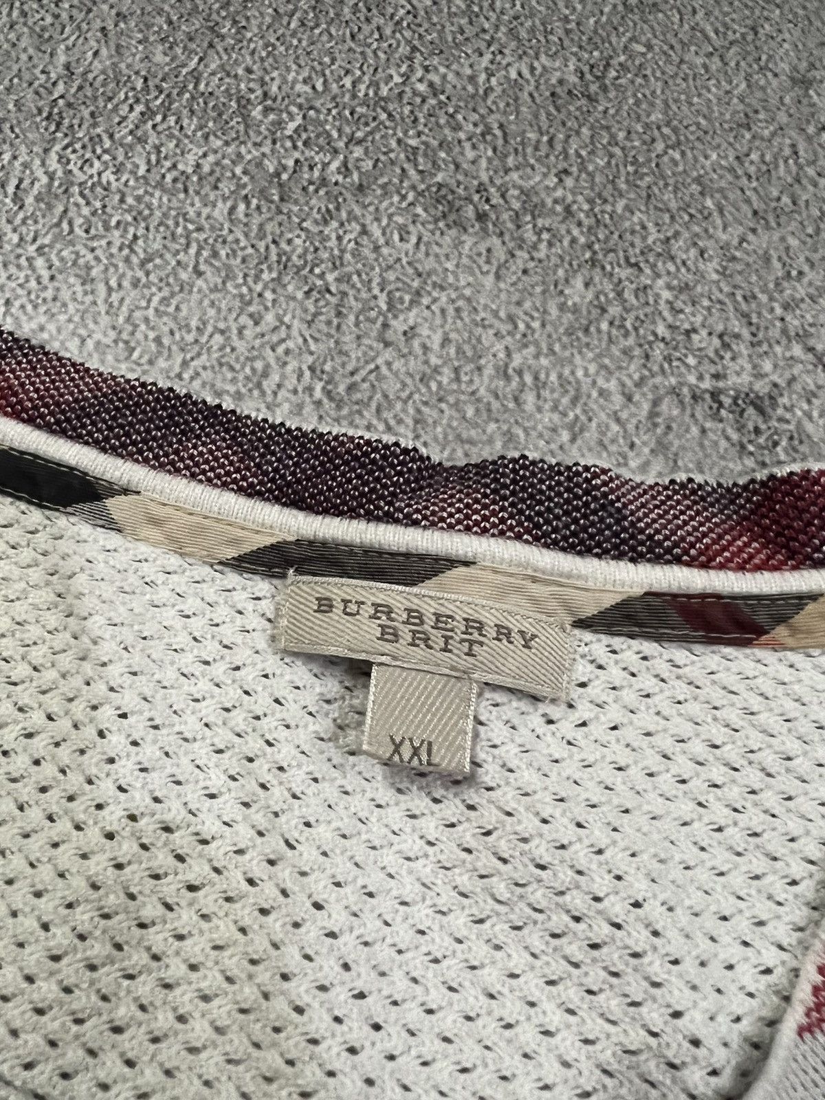 Burberry × Vintage Vintage Burberry Brit Long Sleeve 00’s Size XXL / US 16-18 / IT 52-54 - 5 Thumbnail