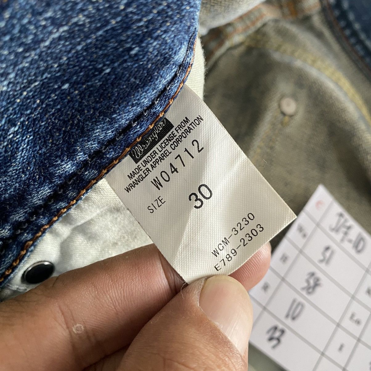 If Six Was Nine × Le Grande Bleu (L.G.B.) × Tornado Mart Wrangler Super Flared Distressed Denim w32 Size US 31 - 12 Thumbnail