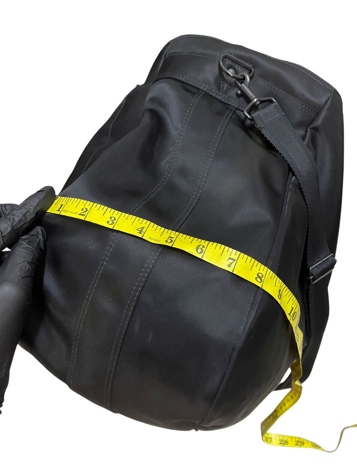 Japanese Brand × Yohji Yamamoto Y’Saccs Big Black Nylon Travel Bags Size ONE SIZE - 6 Thumbnail