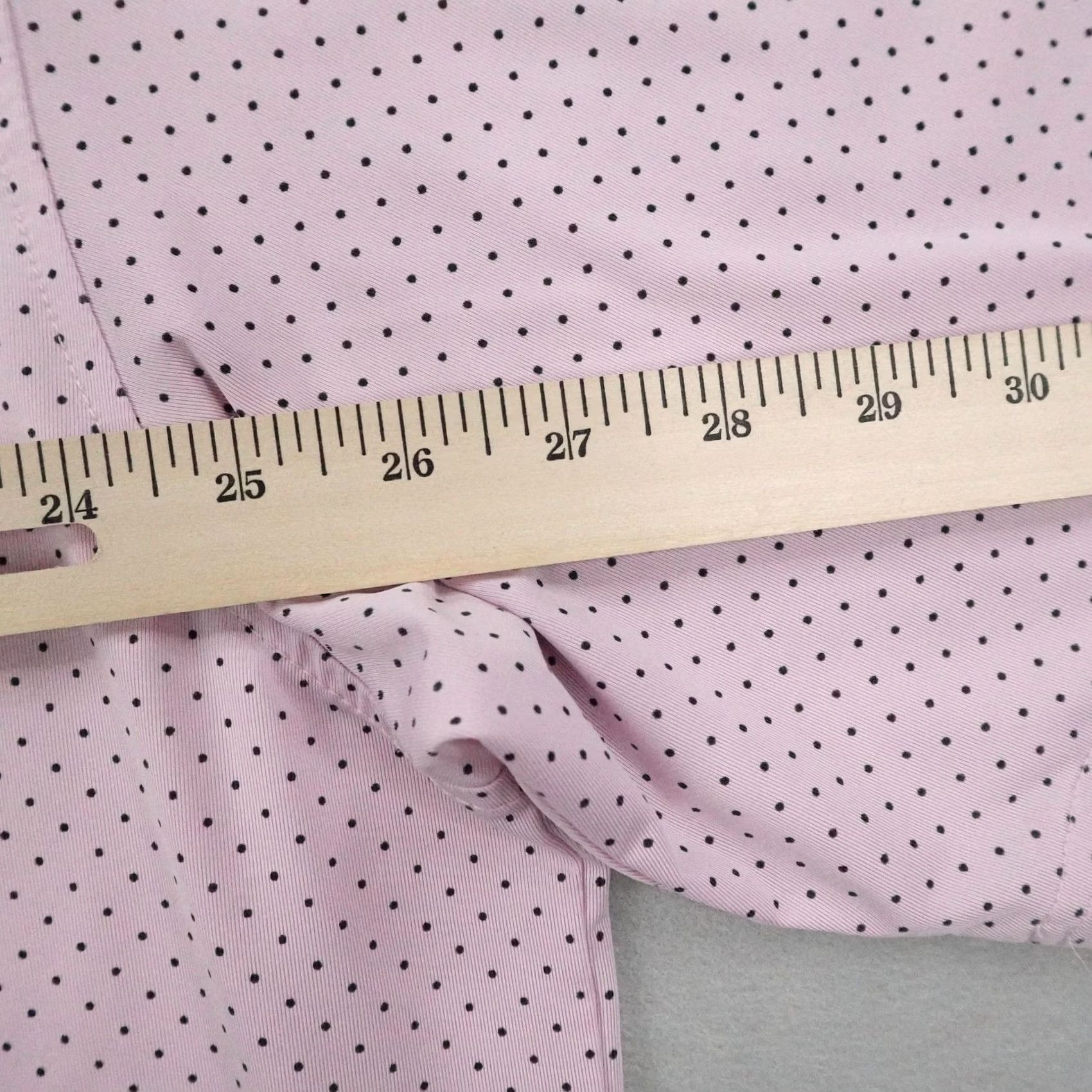 Footjoy FootJoy Polo Shirt Mens 2XL XXL Pink White Polka Dot Golf Performance Stretch Size US XXL / EU 58 / 5 - 5 Thumbnail