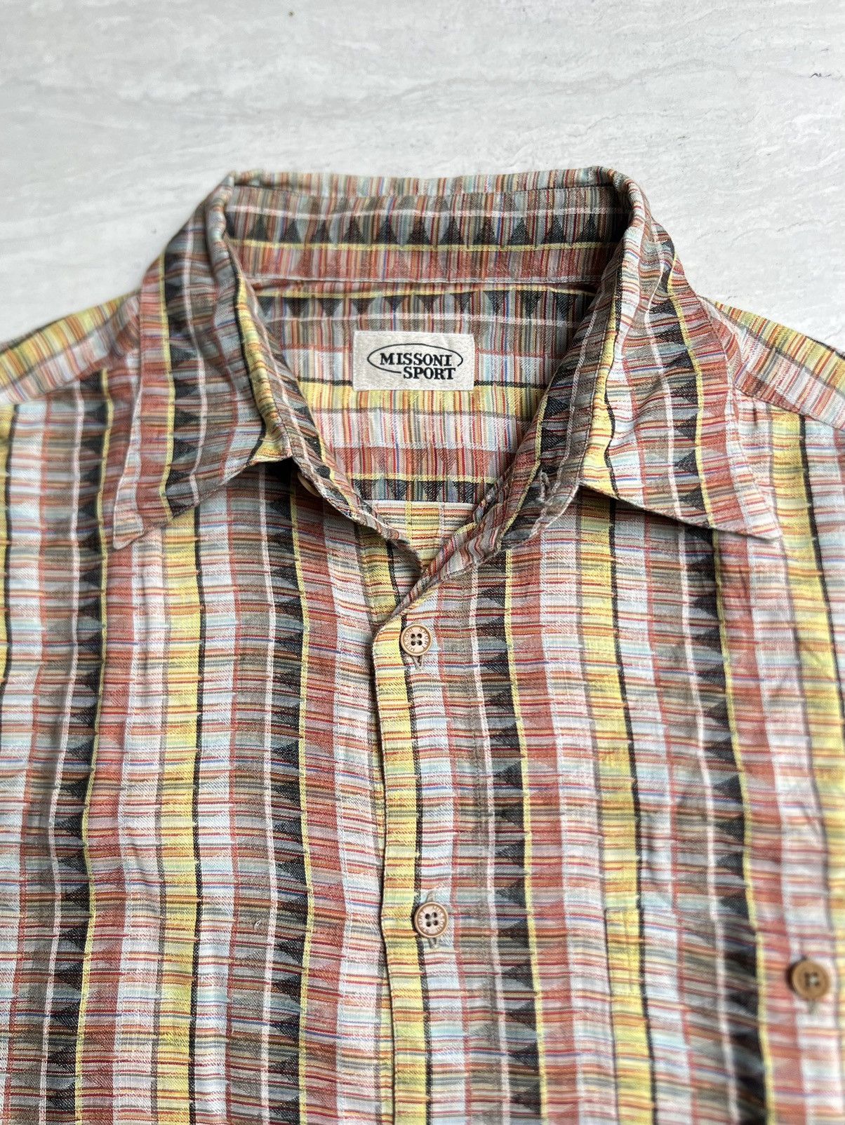 Missoni MISSONI SPORT Signature Motive Shirt Size 54L - 4 Thumbnail