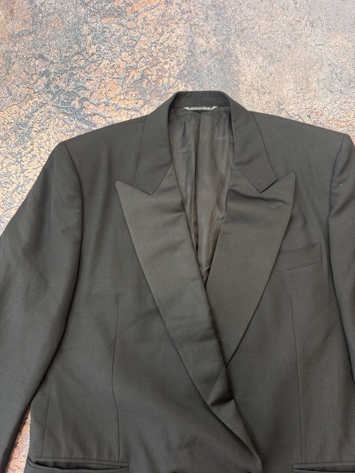 Canali Canali Black Blazer Jacket Suit Size 42L - 5 Thumbnail