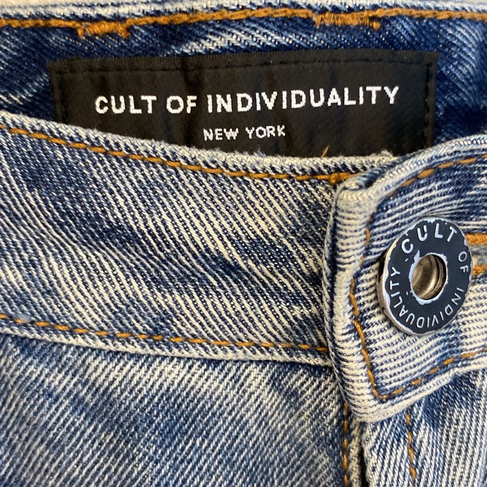 Cult Of Individuality Cult of Individuality Rocker Slim Jeans 38x33 Distressed Bl Size US 38 / EU 54 - 2 Thumbnail