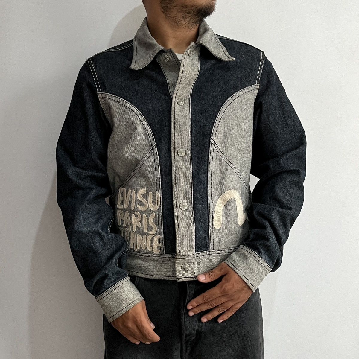 Evisu Evisu Paris Reversible Denim Jacket Size US M / EU 48-50 / 2 - 1 Thumbnail