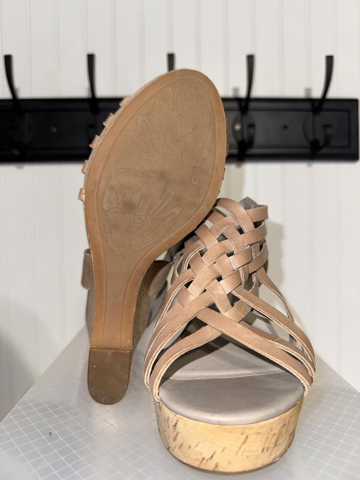 Other Franco Sarto Women's Cork Wedge Sandals Size 10 Size US 10 / IT 40 - 4 Thumbnail
