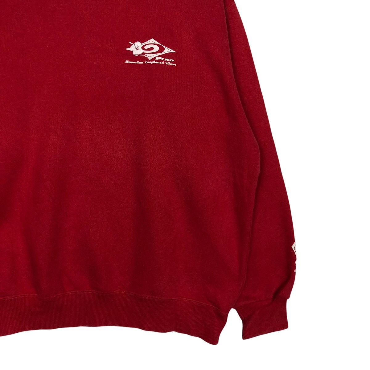 Japanese Brand × Vintage 📌Vintage Sweatshirt Piko Hawaiian Longboard Wear Big Logo Size US L / EU 52-54 / 3 - 6 Thumbnail