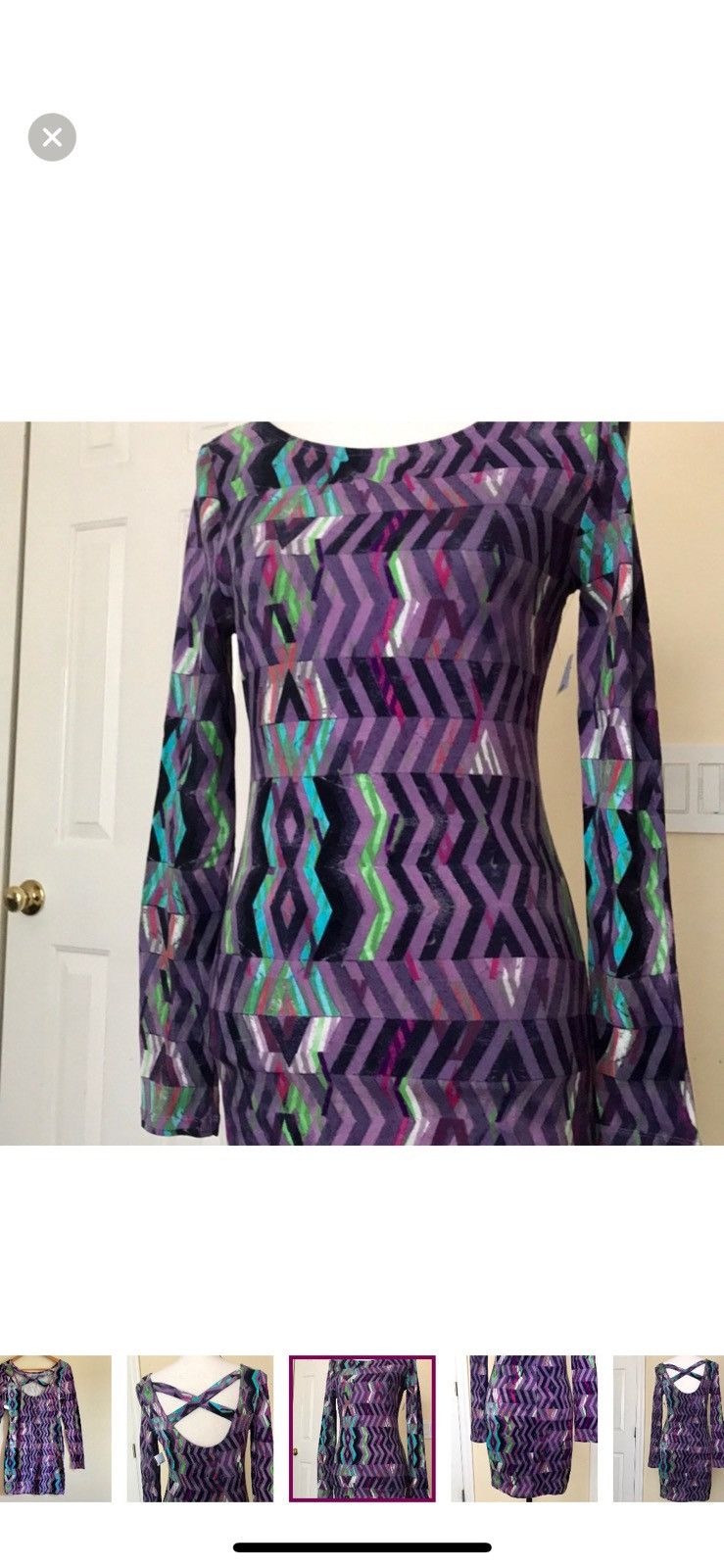 Other BODY CENTRAL CRISS CROSS CUTOUT BACK DRESS Size M / US 6-8 / IT 42-44 - 6 Thumbnail