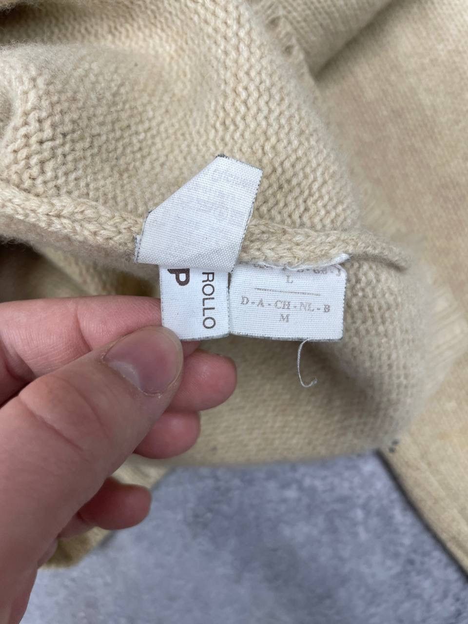 Brunello Cucinelli Brunello Cucinelli Women Wool Cardigan Beige Argyle Pattern Size M / US 6-8 / IT 42-44 - 8 Thumbnail