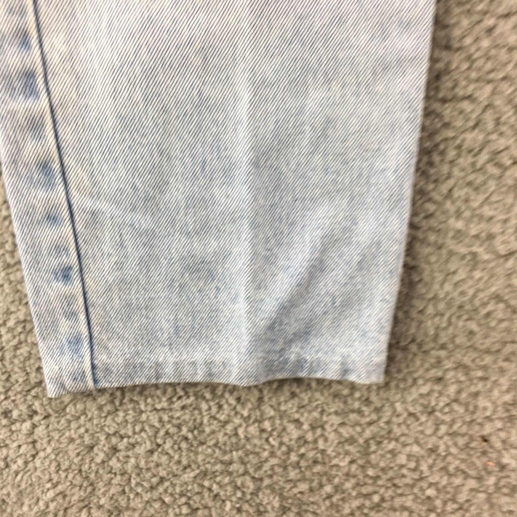 Calvin Klein Calvin Klein Jeans Womens 12 Blue Classic 5-Pocket Enzyme Wash Straight Leg Zip Jeans Size 34" / US 12 / IT 48 - 5 Thumbnail