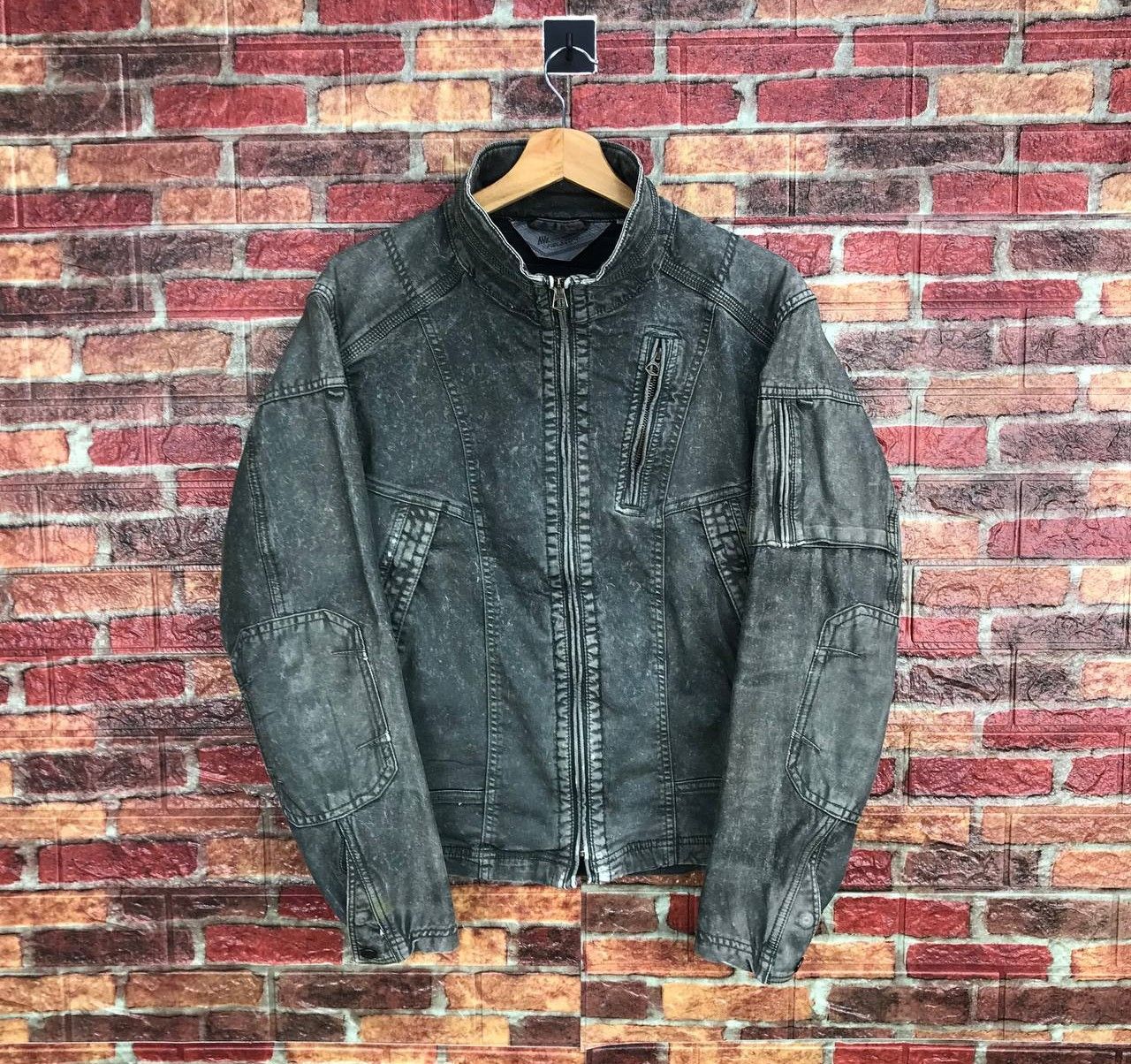 Japanese Brand JAPANESE FIELDCORE X NWZ WORKERS DISTRESSED BIKER JACKET Size US L / EU 52-54 / 3 - 2 Thumbnail