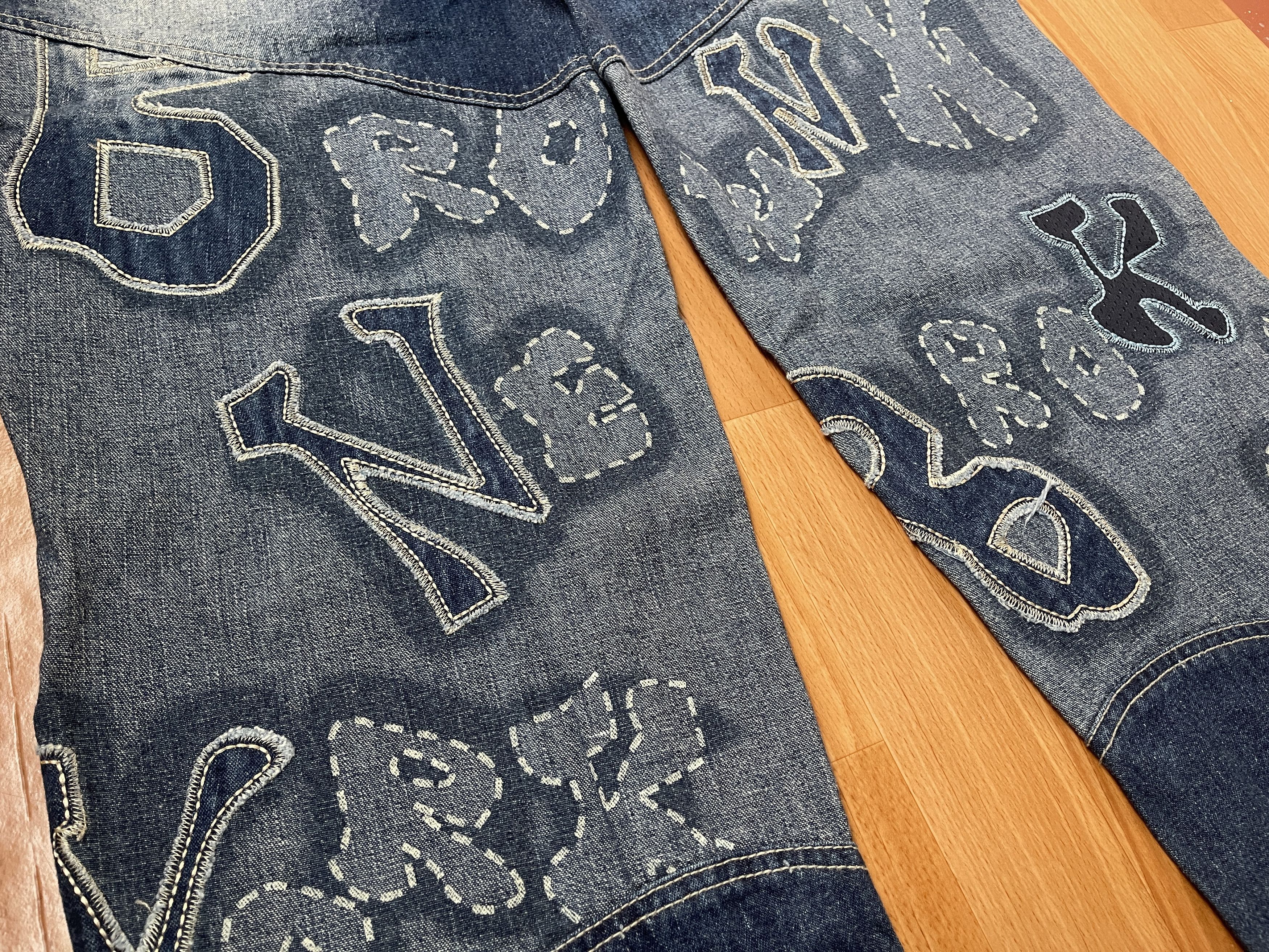 Other Raw Blue jeans, Bronx Brooklyn, vintage baggy 90s hip hop 36 Size US 36 / EU 52 - 8 Thumbnail