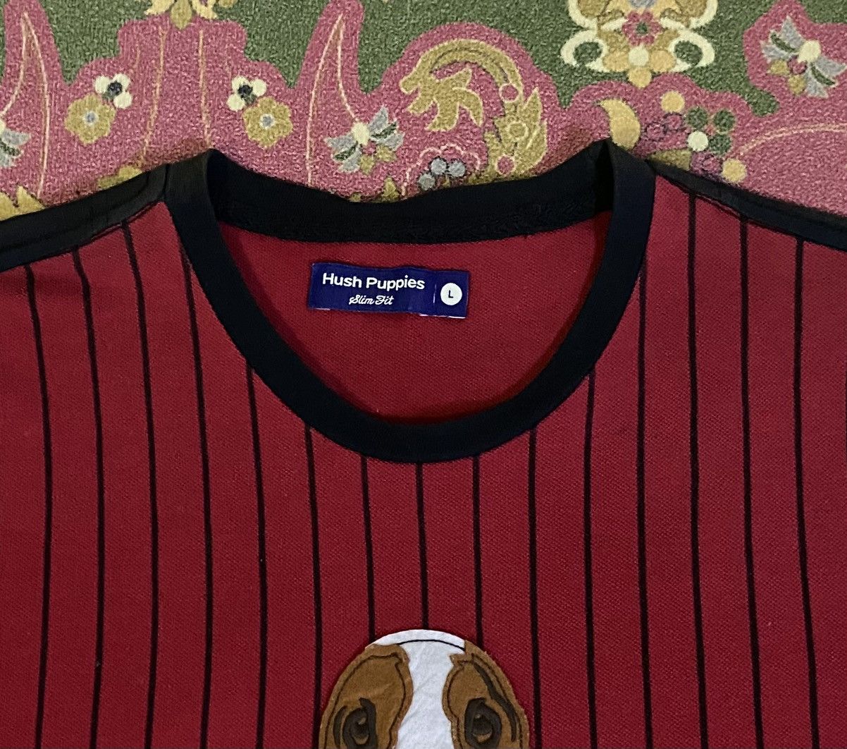 Hush Puppies × Japanese Brand Hush Puppies Big Logo Slim Fit T-Shirt Size US M / EU 48-50 / 2 - 4 Thumbnail