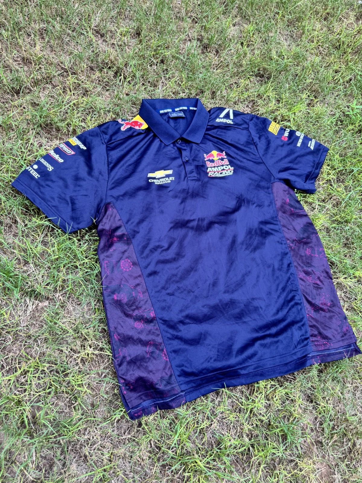 Red Bull Red Bull Ampol Racing Team Men's Polo Size US XXL / EU 58 / 5 - 3 Thumbnail