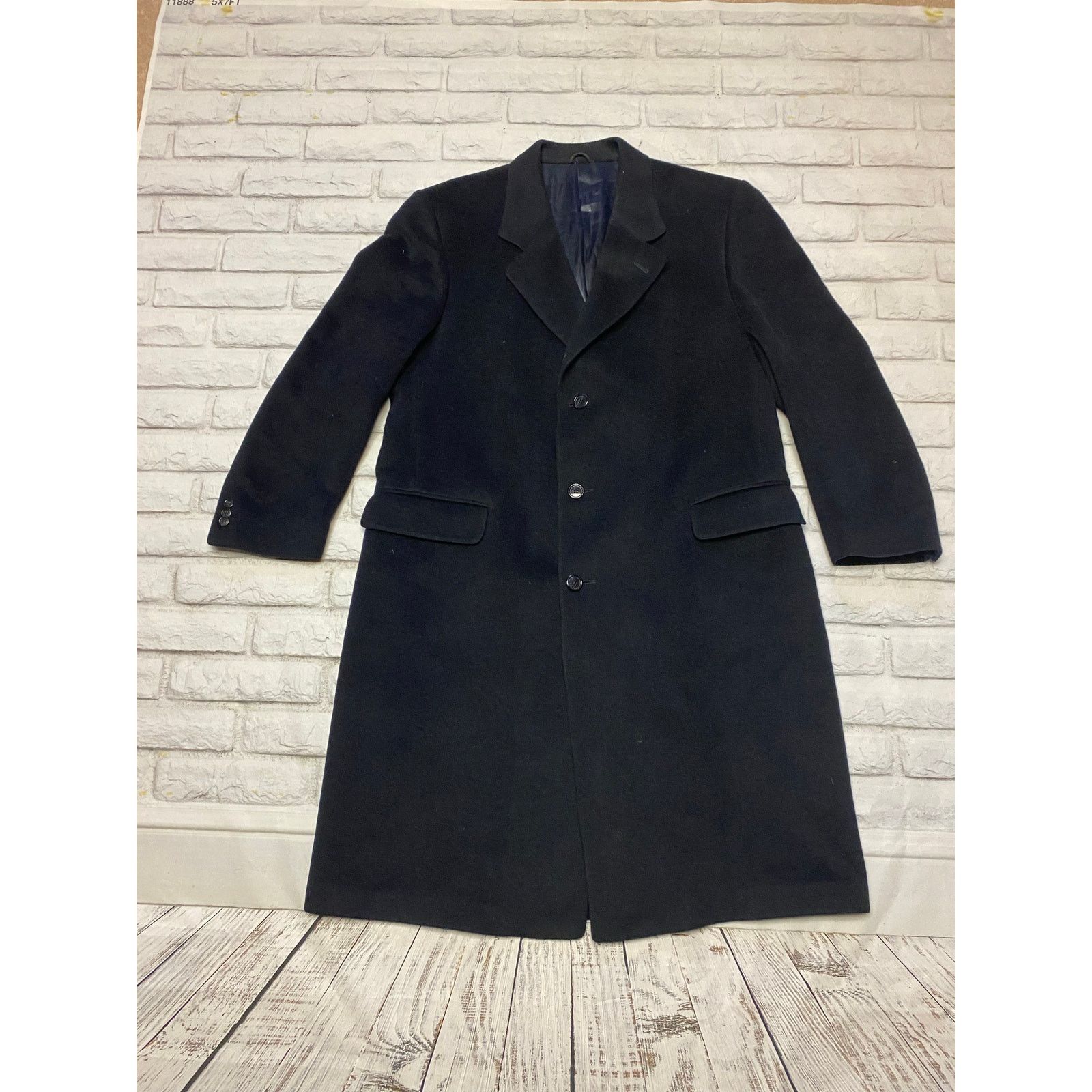 Vintage vintage 70s Duncan Craig Cashmere/Wool Size L XL 44-46 Black Size US L / EU 52-54 / 3 - 8 Thumbnail