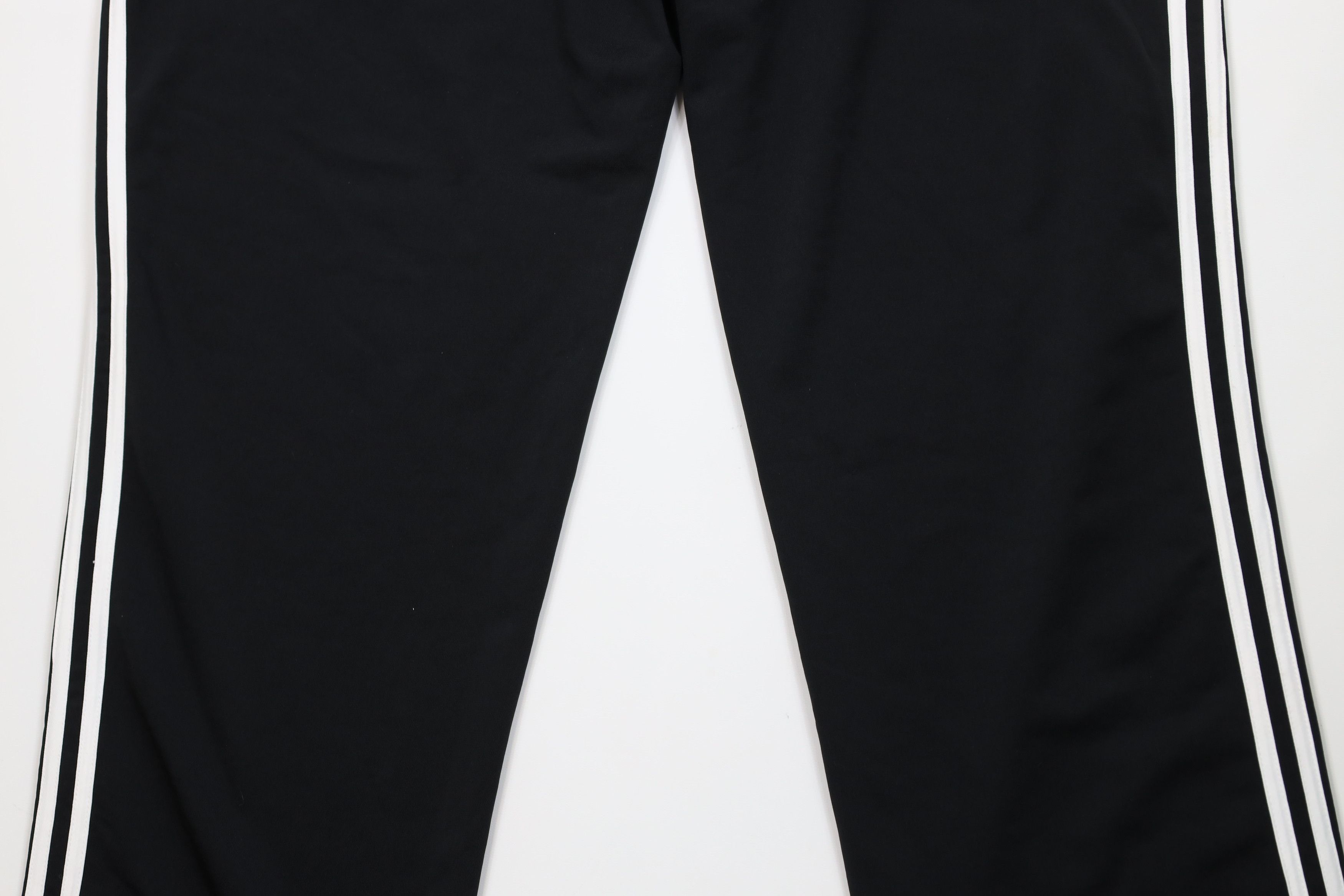 Adidas Vintage Y2K Adidas Striped Wide Leg Sweatpants Pants Black Size US 42 / EU 58 - 13 Thumbnail