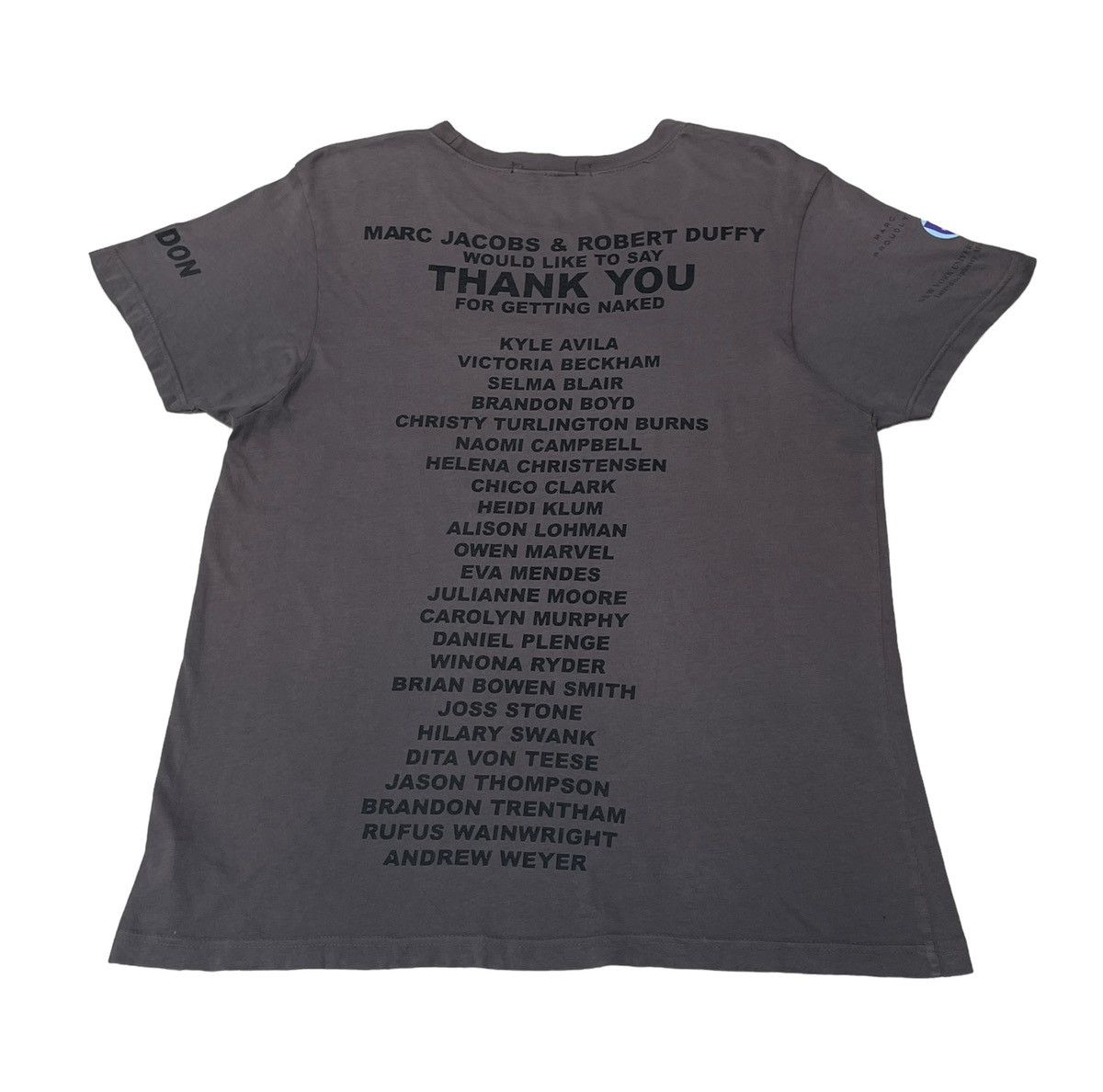 Designer Vintage Brand Marc Jacob Robert Duffy T-Shirt 2000s Size US M / EU 48-50 / 2 - 2 Thumbnail