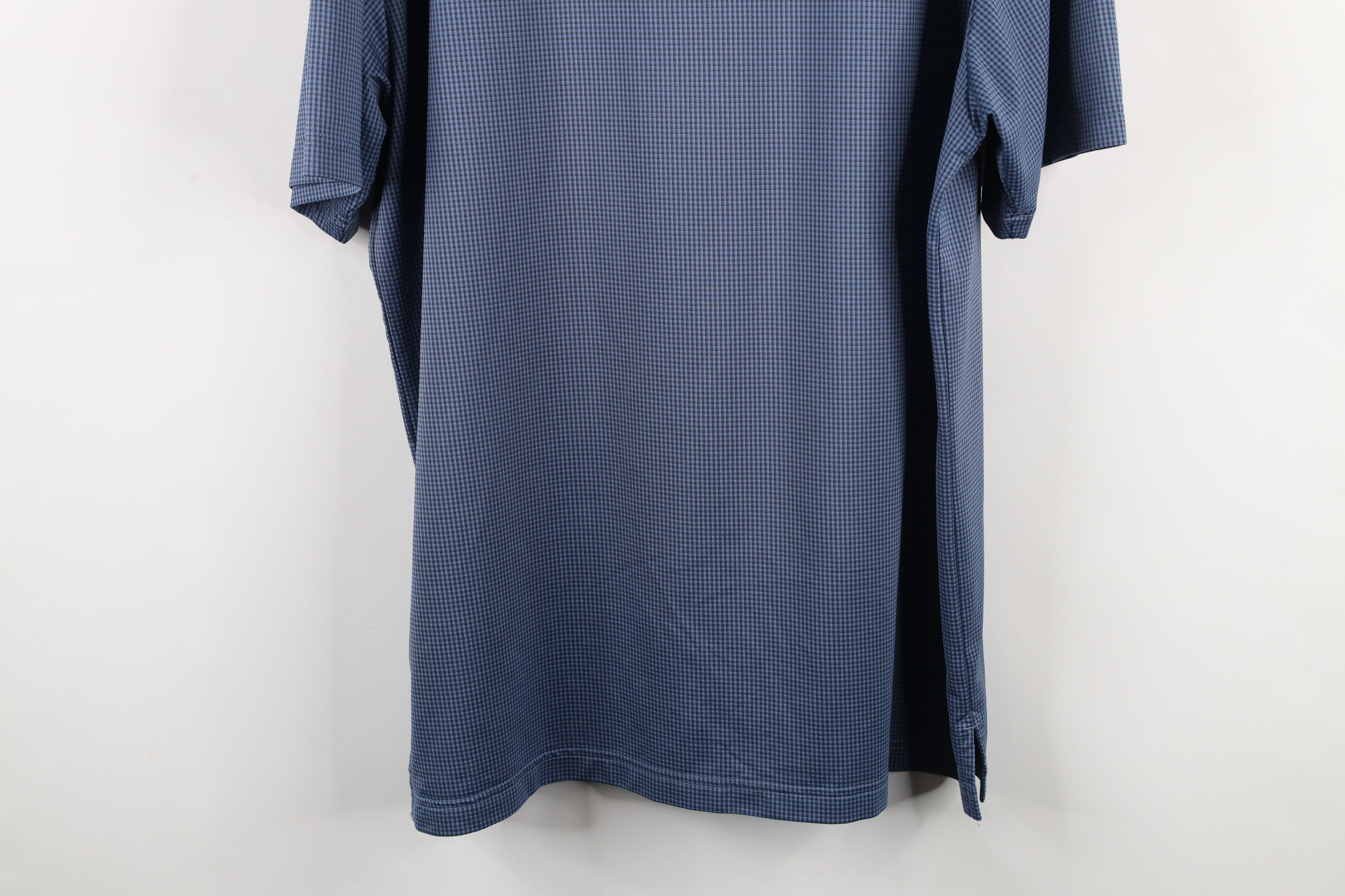 TravisMathew × Vintage Travis Mathew Plaid Stretch Collared Golf Polo Shirt Blue Size US XL / EU 56 / 4 - 12 Thumbnail