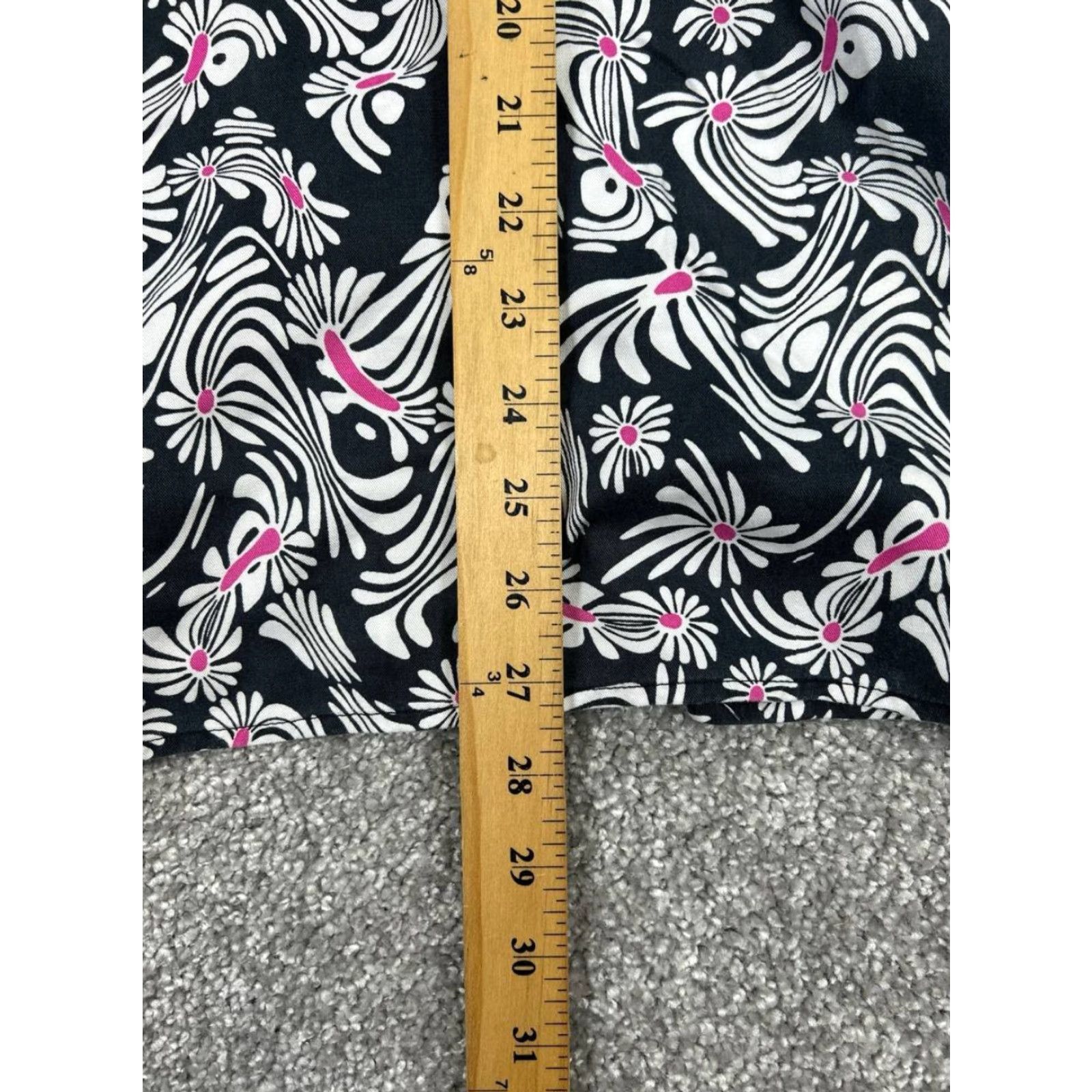Bonobos Bonobos Shirt Mens Large Black White Pink Floral Button Up Size US L / EU 52-54 / 3 - 8 Thumbnail