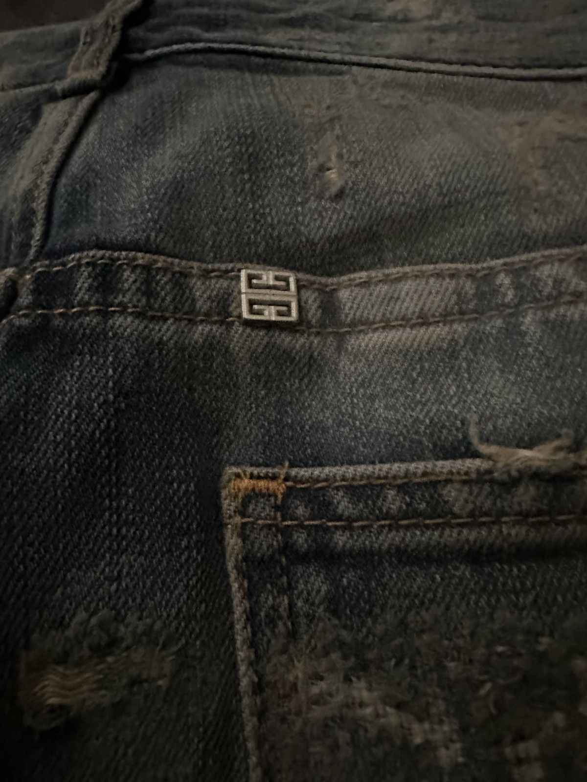 Givenchy Givenchy boro destroyed distressed denim jeans Size US 32 / EU 48 - 4 Thumbnail