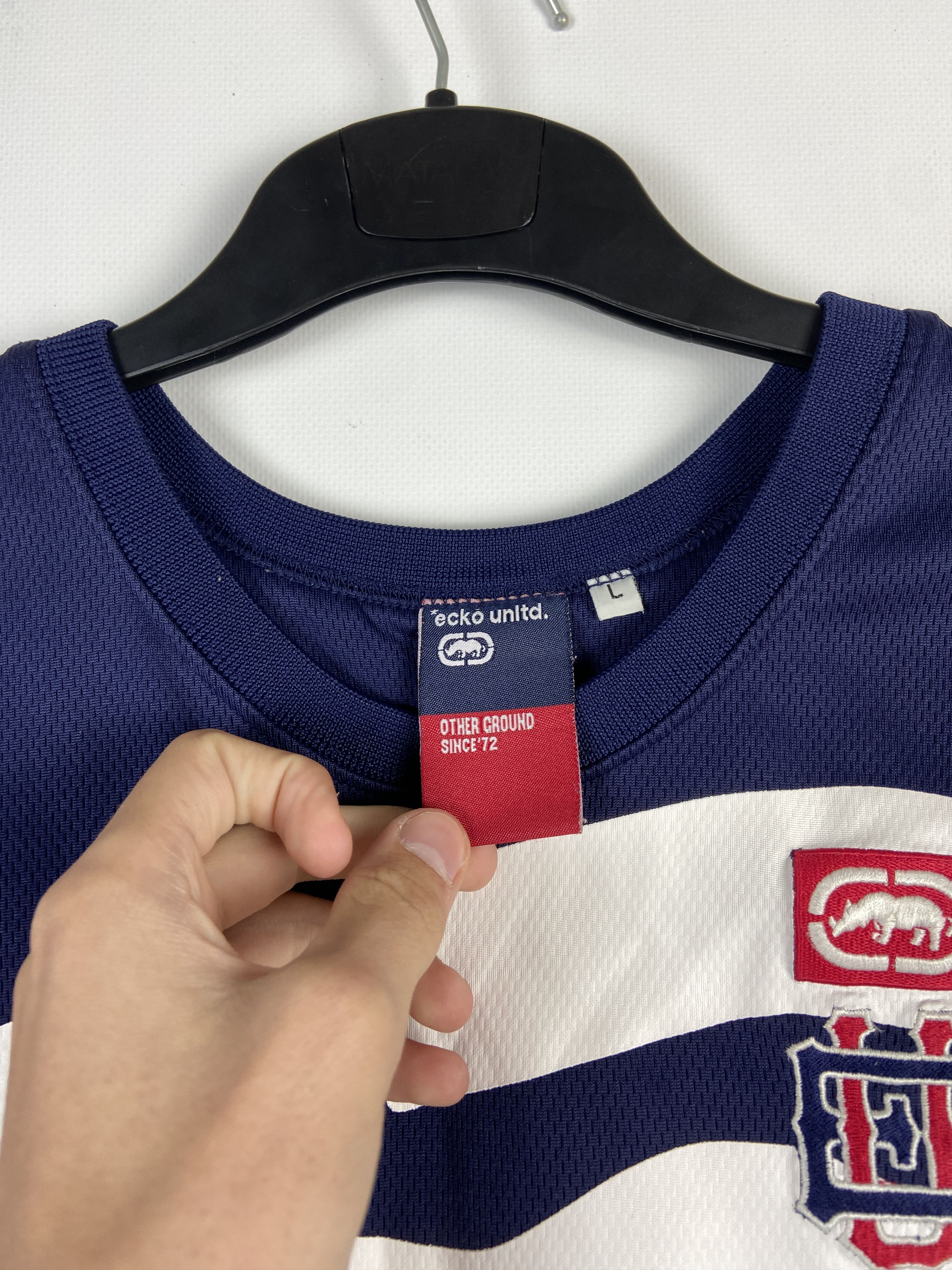 Ecko Unltd. Beautiful T-Shirt Ecko Unltd Big Print Jersey Blokecore Y2K Size US L / EU 52-54 / 3 - 5 Thumbnail
