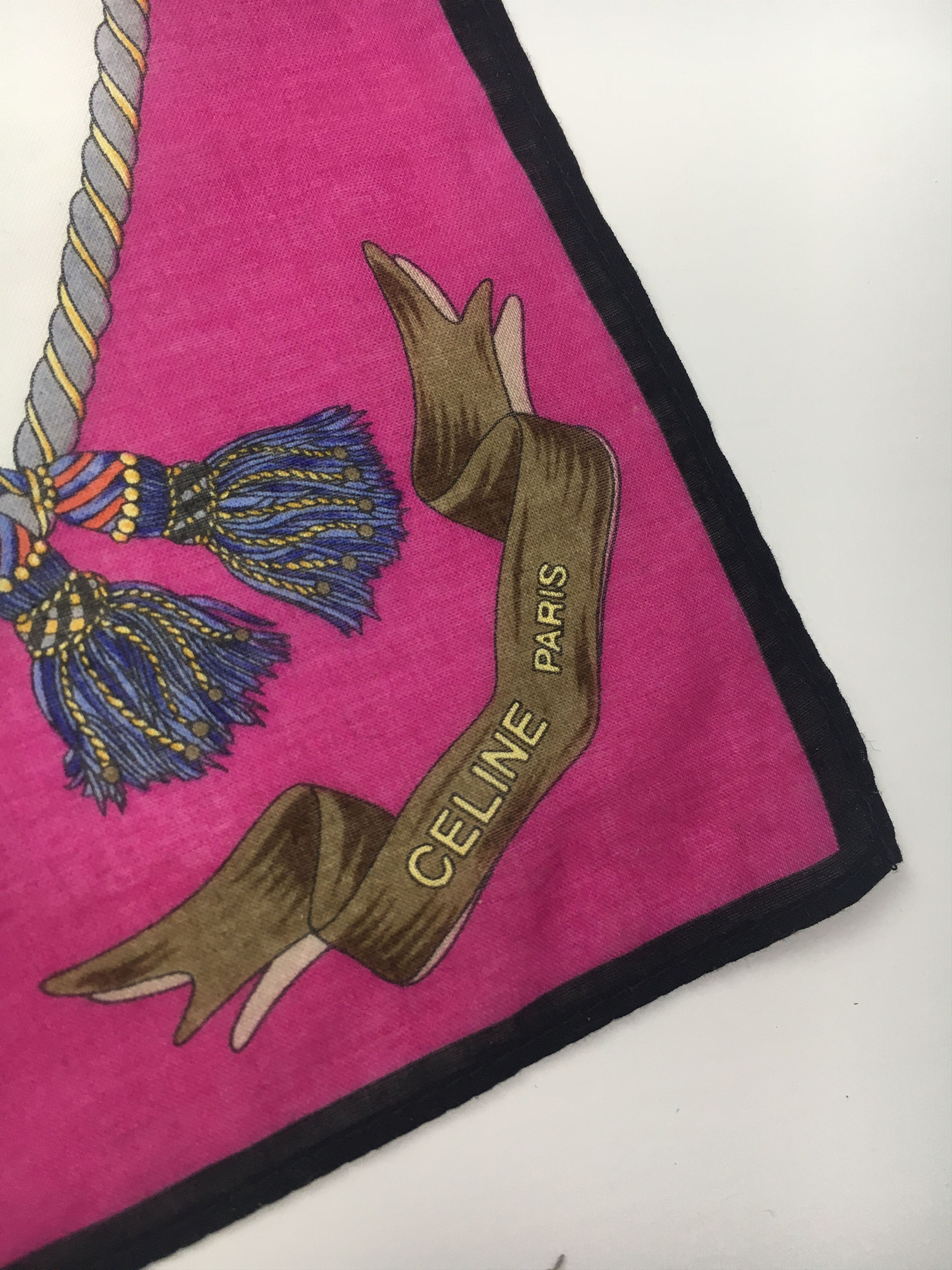 Celine Celine Paris Handkerchief / Bandana / Neckerchief HKC0140 Size ONE SIZE - 4 Thumbnail