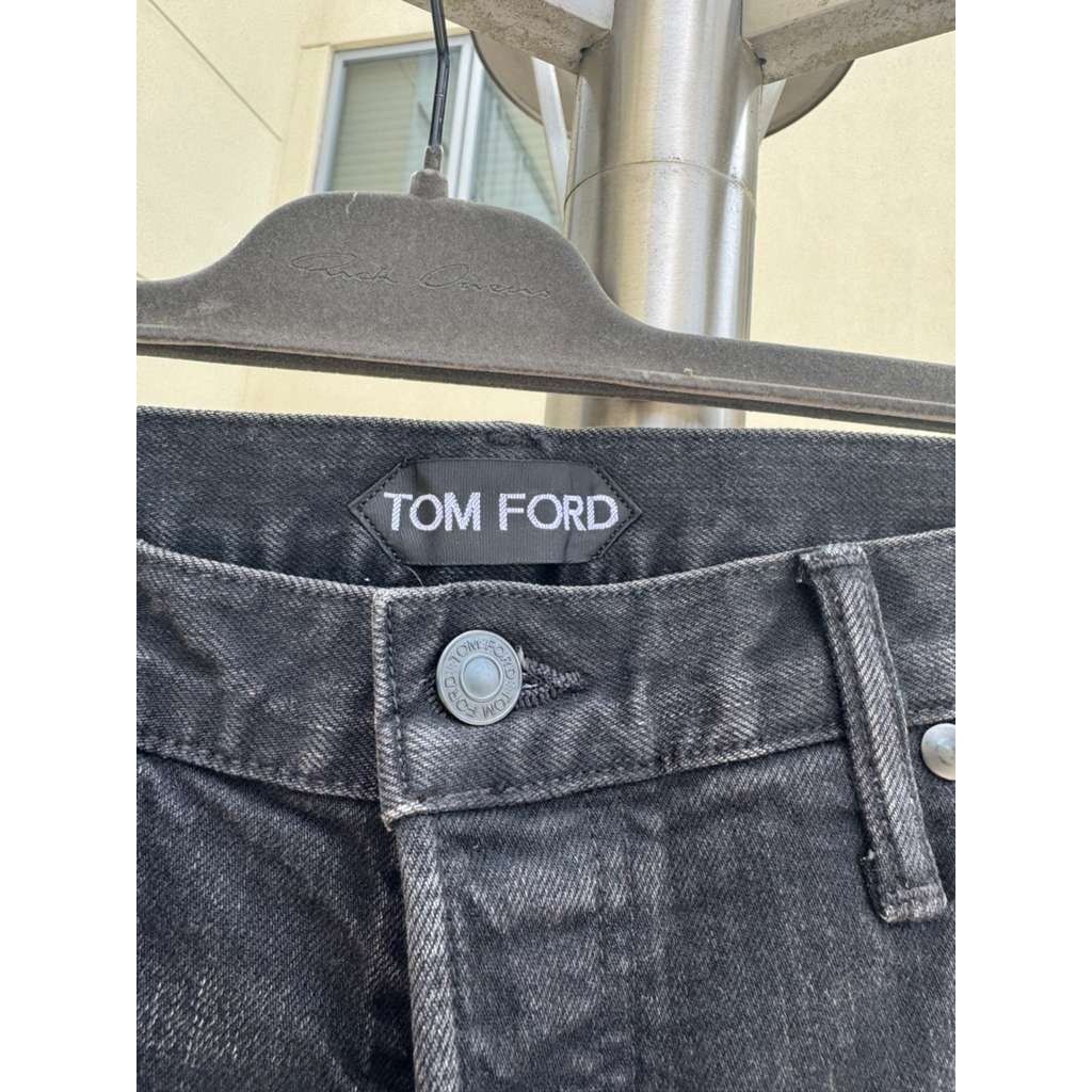 Tom Ford o1rshd1 Tapered Denim Jeans in Black Size US 33 - 5 Thumbnail