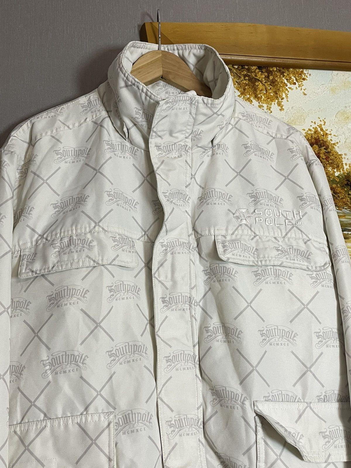 Southpole × Vintage Vintage 00s Southpole Skater Monogram Oversized Jacket Size US XL / EU 56 / 4 - 2 Thumbnail