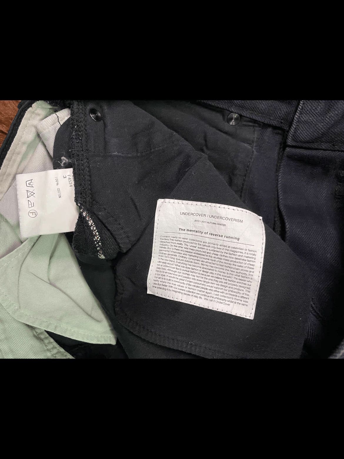 Undercover Sz 3 Undercover 10AW Denim Joint Cargo-2508 Size US 31 - 3 Thumbnail
