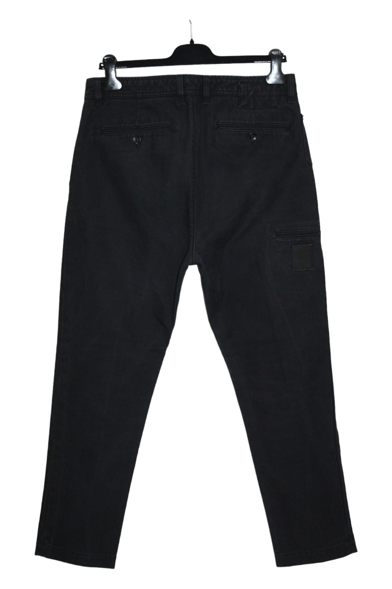 Diesel Diesel Black P-Jared-NL Slim Fit Twill Chino Cargo Trousers Size US 33 - 2 Thumbnail