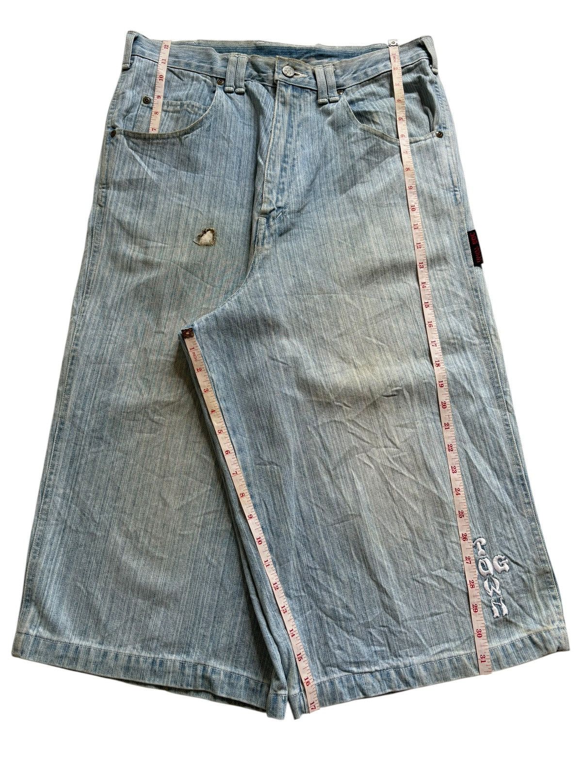 Dogtown × Japanese Brand Vintage Dog Town Mud Wash Distressed Loose Baggy Jorts Size US 32 / EU 48 - 17 Thumbnail