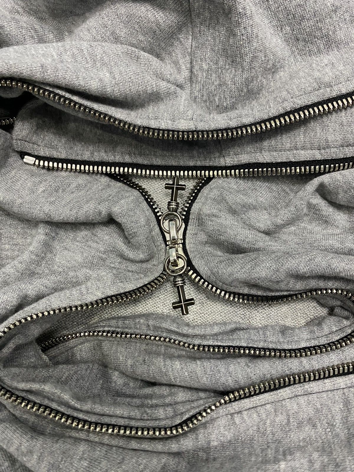 Japanese Brand Cross detailing Zipper Diamond Q9 Made in Japan Size US M / EU 48-50 / 2 - 1 Thumbnail