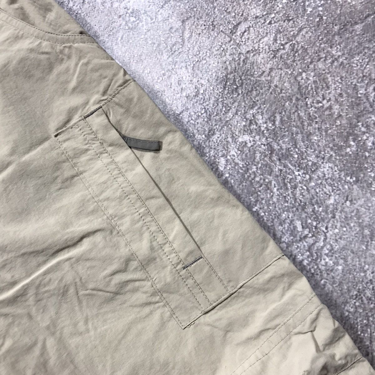 Vintage Vintage 90s Baggy Cargo Pants Distressed Parachute Grunge 29 Size 29" - 4 Thumbnail