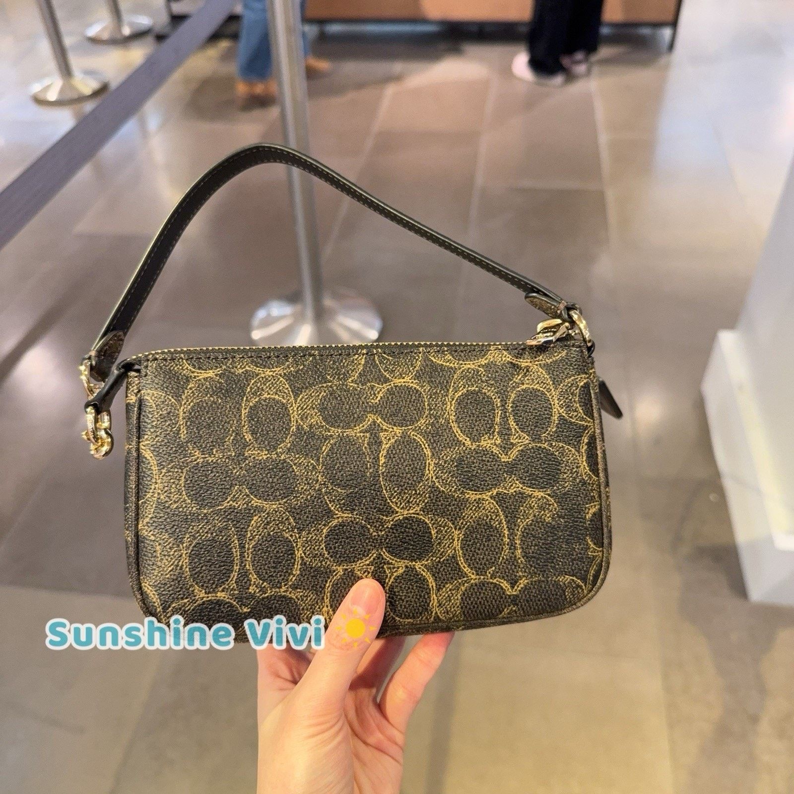 Coach NWT Coach Nolita 19 In Loved Charms CDW32 Gold/Brown Size ONE SIZE - 5 Thumbnail