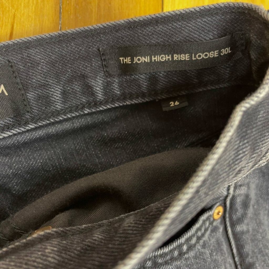 Other DENIM FORUM The Joni Button Down Washed Black Jeans 30L s 26 Size 26" / US 2 / IT 38 - 4 Thumbnail
