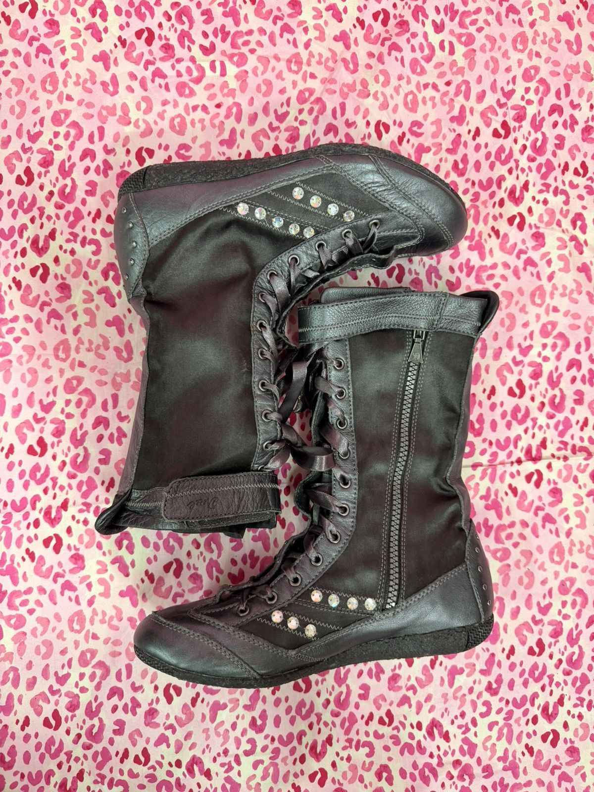 Rhinestone Diesel Boots