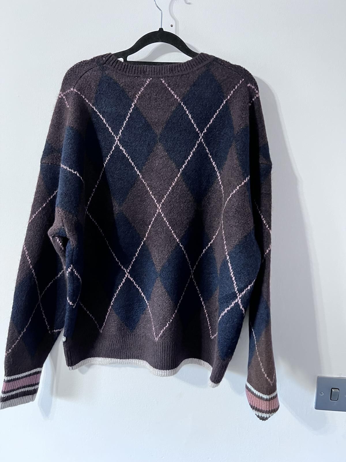 Scotch & Soda Scotch & Soda Amsterdam Argyle Knit Jumper Size L BNWT Size L / US 10 / IT 46 - 6 Thumbnail