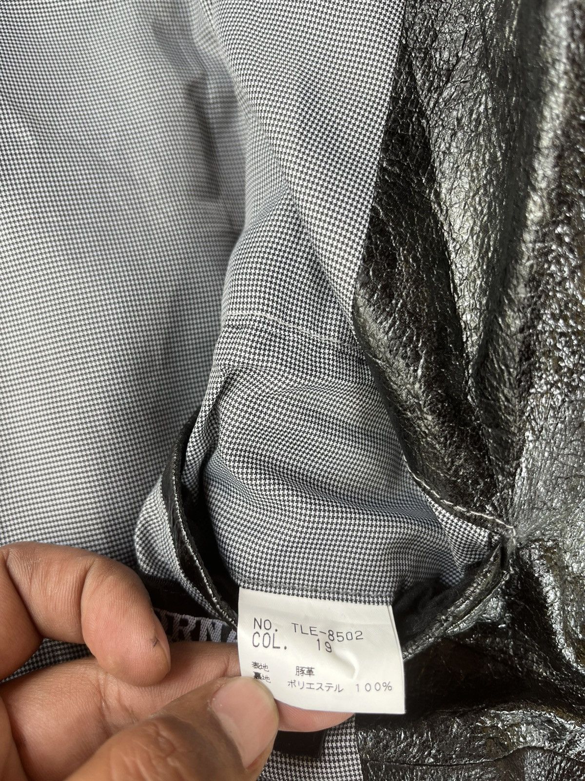 Tornado Mart vintage tornado mart Long Trench leather Jacket parkan Size US L / EU 52-54 / 3 - 21 Thumbnail