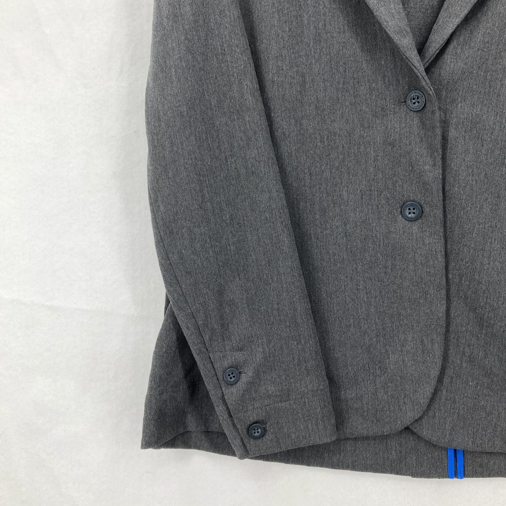 Eddie Bauer VINTAGE Eddie Bauer Travex Blazer Womens 14 Gray Stretch Two Button Jacket Hiking Camp Size XL / US 12-14 / IT 48-50 - 3 Thumbnail