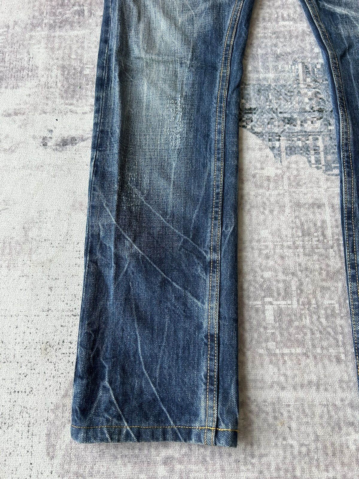 If Six Was Nine Y2K Semantic Design Snake Jeans Size US 32 / EU 48 - 7 Thumbnail