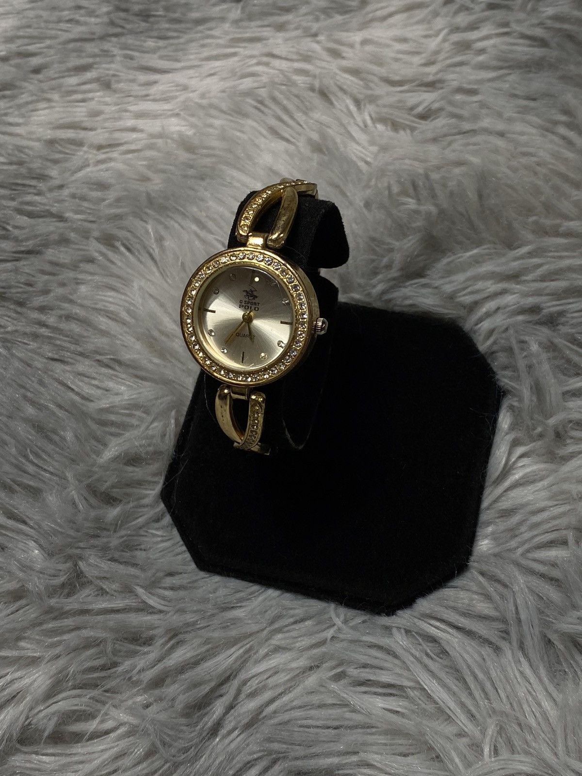 Japanese Brand × Jewelry × Vintage G Sport Polo Gold-Tone Watch with Crystal Accents Size ONE SIZE - 1 Thumbnail