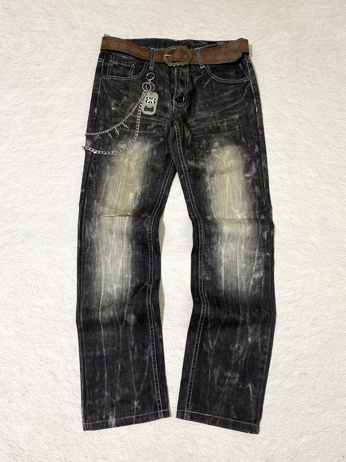 If Six Was Nine 🔥RARE🔥 Semantic Design 2000s Jeans Size US 30 / EU 46 - 1 Thumbnail
