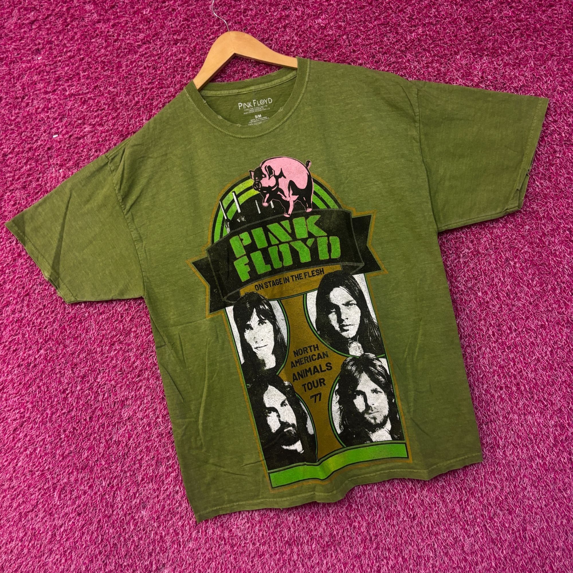 Pink Floyd Pink Floyd 1977 North American Animals Tour Rock Tee S/M Size US M / EU 48-50 / 2 - 3 Thumbnail