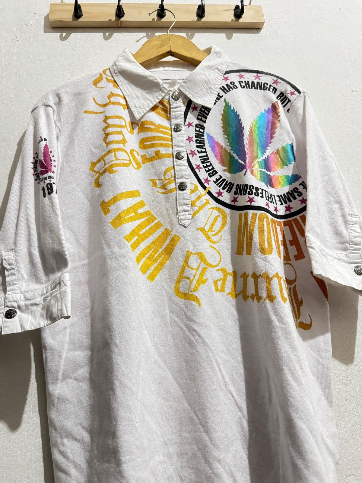 Hysteric Glamour × If Six Was Nine × semanticdesign Y2K Semantic design ifsixwasnine polo shirt Size US L / EU 52-54 / 3 - 2 Thumbnail