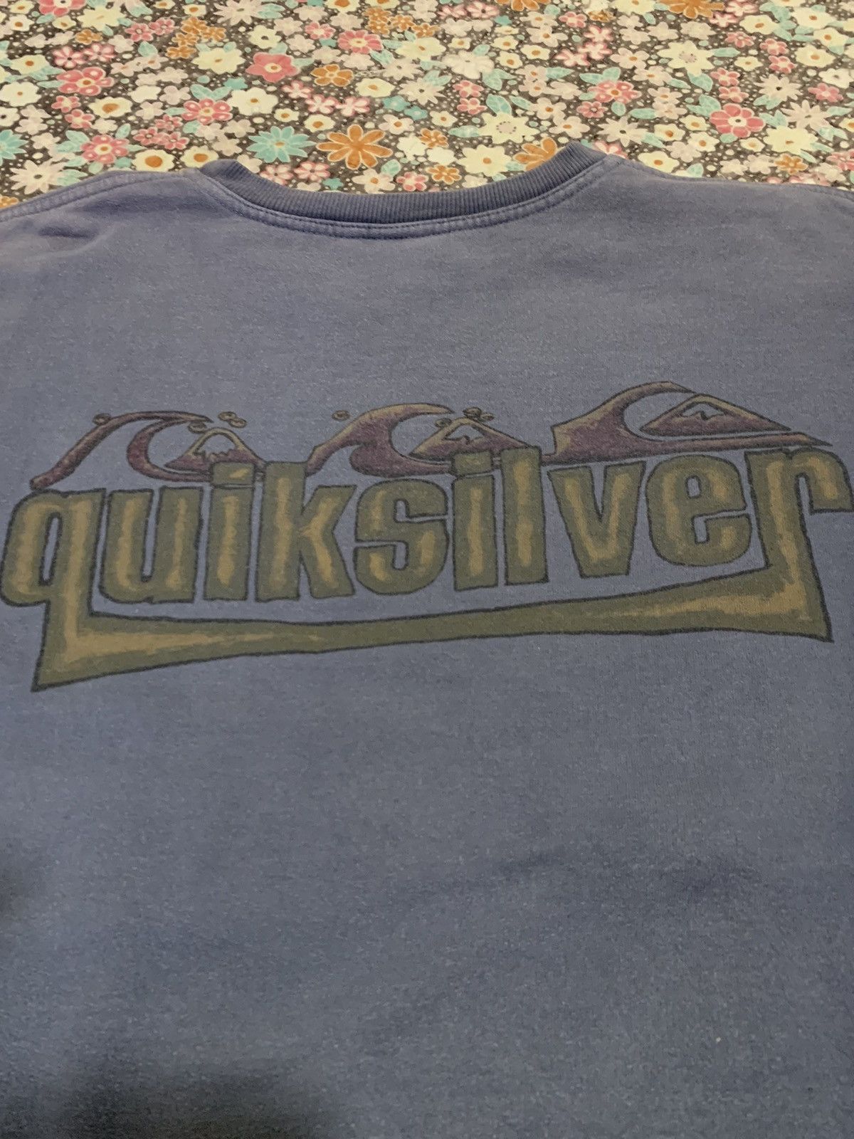 Quiksilver Vintage Quiksilver Silver Edition Sweatshirt Sun faded Size US XL / EU 56 / 4 - 9 Thumbnail