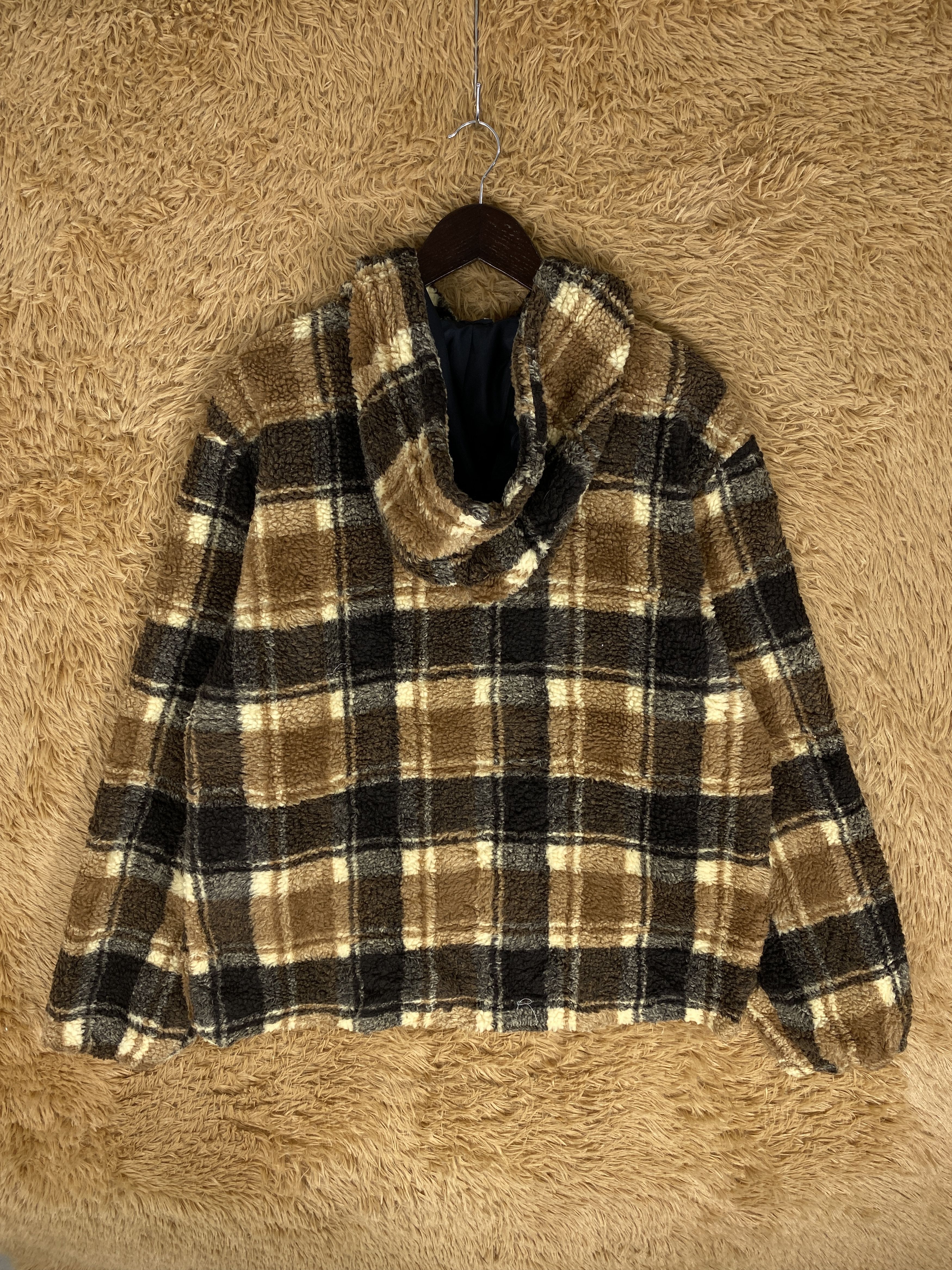 Lumberjack × Shein Shein Checked Hoodie Fleece Jacket Size US L / EU 52-54 / 3 - 5 Thumbnail